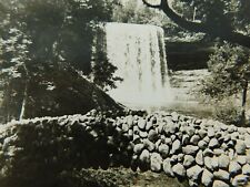 Minnehaha Falls Minneapolis Minnesota Waterfall Real Photo Vintage Postcard picture