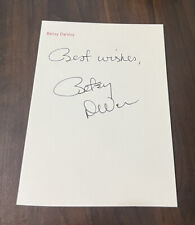 Betsy DeVos autograph signed official Trump picture