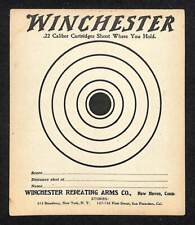 1903 Winchester Repeating Arms New Haven, CONN Combo Target / Trade Card Scarce picture