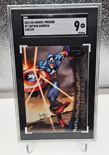 2012 UD Marvel Premier Captain America #7, SGC 9 MT, 139/199 picture