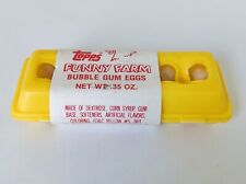 Vintage 1984 Topps FUNNY FARM Bubble Gum Dozen Eggs 3” Candy Container SUNSHINE picture
