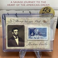 Pieces Of The Past 2018 The Bar Abraham Lincoln Stamp Relic🔥🇺🇸 picture