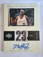 2003 Upper Deck Exquisite Lebron James RPA Replica Art with Auto Jersey Patch 🔥 picture