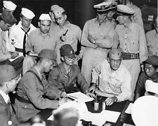 1945 WW2 JAPANESE Surrender of Wake Island  PHOTO  (179-G ) picture