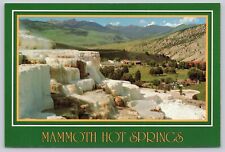 Postcard WY Minerva Springs at Mammoth Hot Springs Yellowstone National Park picture
