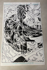 REBELS #15 original art STUNNING SPLASH BATTLE 2010 DESPERO STARRO DC picture