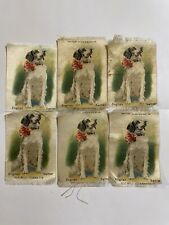 English Setter Dog Breed Lot 6 Tobacco Silks Old Mill Clix Piedmont Cigarettes picture