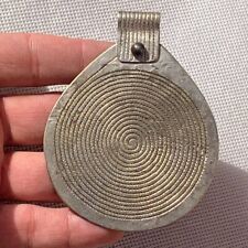 ANTIQUE EXTREMELY RARE ANCIENT SILVERED VIKING AMULET PENDANT NECKLACE VINTAGE picture