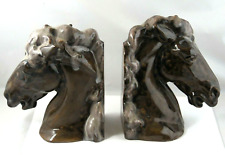 Beautiful 1960's Vintage Custom Made Wild Mustangs Book Ends picture