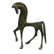 Vintage Bronze Patinated Etruscan Horse After Frederick Weinberg Mid Century 60s picture