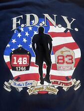 NWOT FDNY Joseph Maiello Brooklyn Ladder 148 Firehouse Memorial Shirt M picture