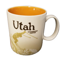 Collectible Starbucks Coffee Mug Light Brown Cup Utah 2012 picture