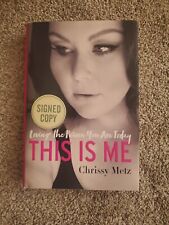 2018 CHRISSY METZ SIGNED BOOK 'This Is Me HC DJ First Edition 1st 1st THIS IS US picture