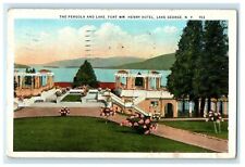 1925 The Pergola And Lake Fort WM Henry Hotel Lake George New York NY Postcard picture