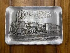 New York Central Train 9” Wendell August Forge Hand Hammered Decorate Tray/plate picture