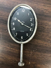VTG ANTIQUE SWISS JAEGER OVAL WATCH USA 8 DAY AUTOMOBILE DASH CAR CLOCK picture