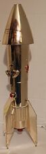 VTG Astro Rocket Mechanical Gold Bank 1957 Berzac Creation w Key Cocoa Beach FL picture