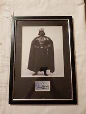 Frame Star Wars Photo Of Darth Vader David Prowes With C.O.A  picture