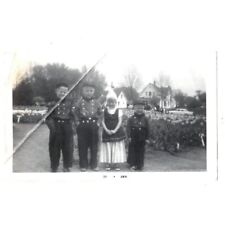 1962 Photograph Snap Shot Pella Tulip Festival Gary,Doug,Sandy & Leon Iowa picture