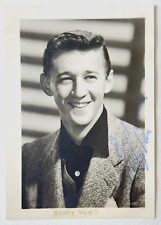 1952 Bobby Van Autographed Photo Matte 3.5 x 5