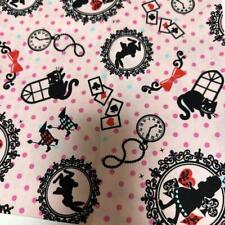 Alice in Wonderland Fabric 108x100cm/42.51x39.37