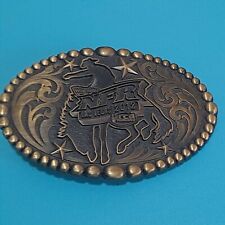 2012 National Finals Rodeo PRCA Montana Silversmiths Buckle B2 picture