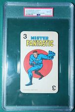 1978 Marvel Super-Heroes Card Game #3 Mr. Fantastic Four PSA 8 NM-MT Low Pop picture