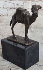 Signed Austrian Hot Cast Bronze Camel - Original Figurine Vienna Camel Decor picture