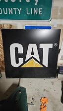 Large 4'X4' caterpillar tractor sign picture