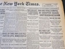 1930 FEBRUARY 16 NEW YORK TIMES - BAR ASKS VITALE REMOVAL - NT 5731 picture