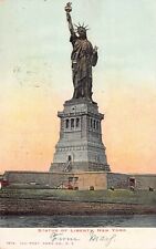 Statue of Liberty, New York City, N.Y., Very Early Postcard, Used in 1906 picture