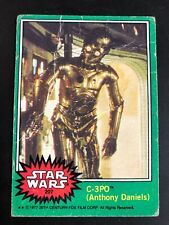 C-3PO 1977 Topps Star Wars AIRBRUSH Semi Corrected Goldenrod VARIATION #207 Rare picture
