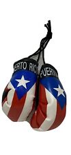 PUERTO RICO HANGING MINI BOXING GLOVES BORICUA FLAG （1 pair） picture
