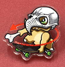 Pokemon Tony Hawk Skull Cubone Skater Boneless 1 1/4” Acrylic Pin by Boss Tom picture