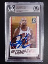 2017-18 DENNIS RODMAN PANINI DONRUSS OPTIC THE CHAMP IS HERE BAS CERTIFIED BGS E picture