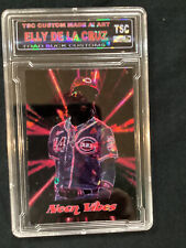 2023 Neon Vibes ELLY DE LA CRUZ Cracked Ice Refractor NEW SERIES Made By picture
