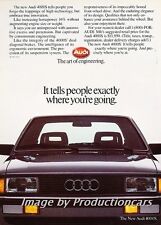 1985 Audi 4000S Original Advertisement Print Art Car Ad J752 picture
