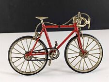 Mytek Vintage Die-Cast Red Racer Speed Bike Model Bicycle 1:10 Scale picture