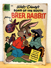 VINTAGE 1956 DISNEY DELL SONG OF THE SOUTH BRER RABBIT 693 COMIC BOOK POOR GRADE picture