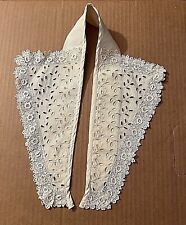 Antique Handmade Creamy Lace Collar  picture