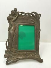 Vintage Handcrafted Decorative Crafts Brass Photo Frame with Nude Sculpture picture
