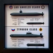 Hunter vs Hunted: Los Angeles & Typhoon Submarine Memorial Display, 9x9, Black picture