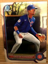 Cristian Hernandez(Chicago Cubs)2022 Bowman Chrome Rookie Baseball Card picture