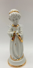 Limoges Italy Oggetti RG Capodimonte Porcelain Angel Figurine Swarovski Wings picture