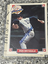 1993 Nabisco Don Drysdale All-Star Auto Autograph HOF Auto w/ COA picture
