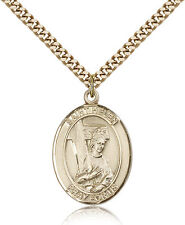 Saint Helen Medal For Men - Gold Filled Necklace On 24 Chain - 30 Day Money ... picture