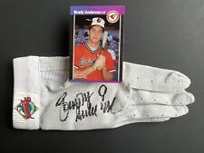Brady Anderson Signed Baseball Glove Diamond Authentic Franklin MLB Auto Orioles picture
