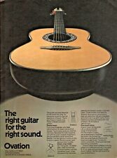 1979 Ovation Acoustic Guitar Bracing A, X, Double-Fan - Vintage Ad picture