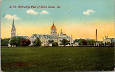 Postcard-Bird's Eye View Of Notre Dame University Notre Dame Indiana picture