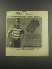 1956 De Pinna Polo Shirts by Turnbull & Asser Advertisement picture
